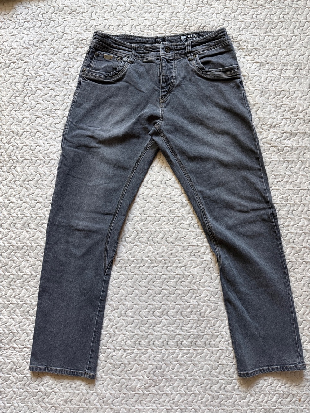 KUHL Outlaw Men’s Jeans 33x32 Fading Black Wash